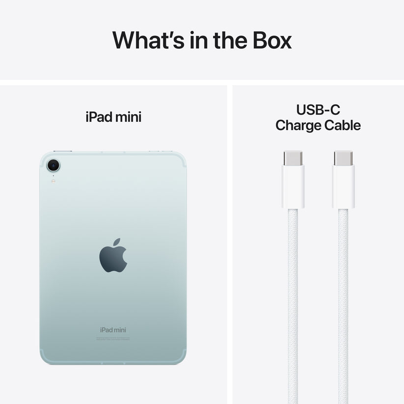 iPad mini Wi-Fi + Cellular 512 GB - Azul (A17 Pro)