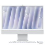 iMac com ecrã Retina 4,5K de 24 polegadas: Processador M4 da Apple com CPU 8-core e GPU 8-core, 256 GB SSD - Prateado