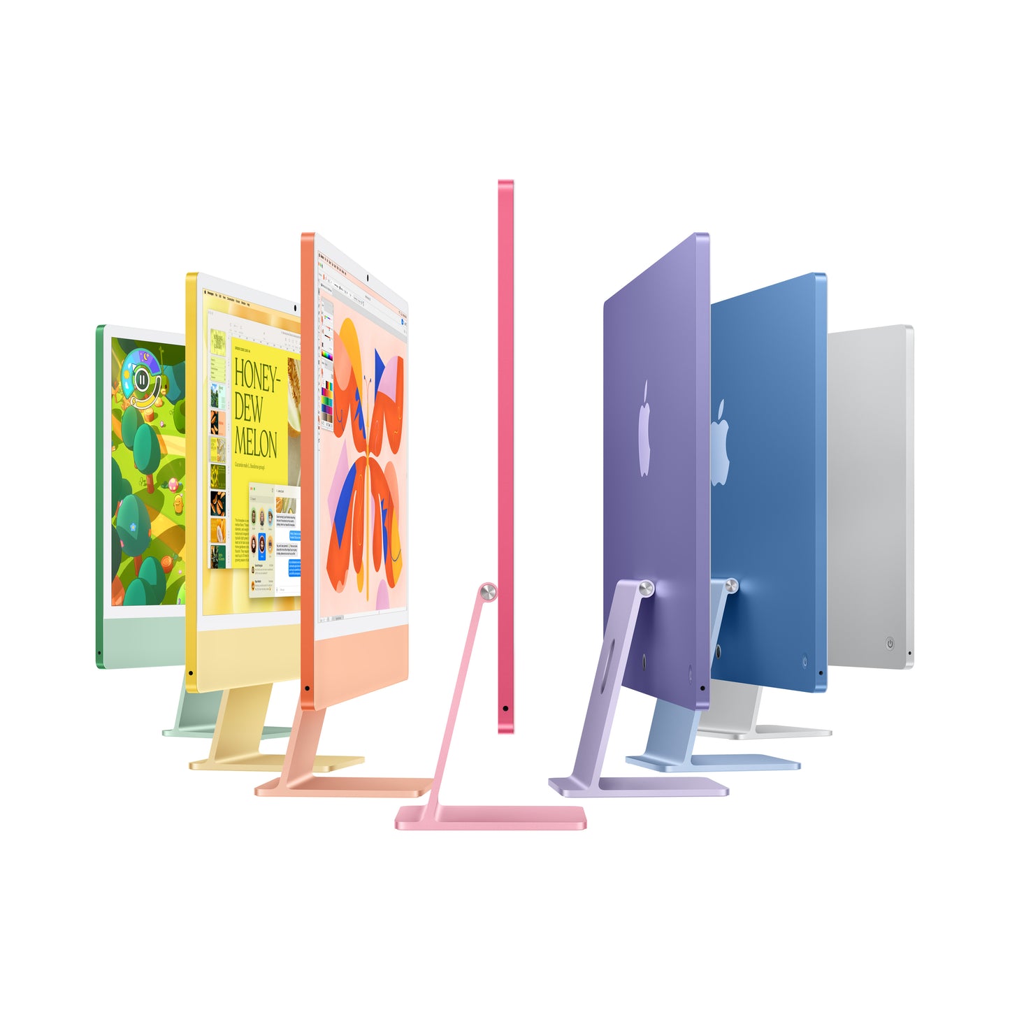 iMac com ecrã Retina 4,5K de 24 polegadas: Processador M4 da Apple com CPU 8-core e GPU 8-core, 256 GB SSD - Prateado