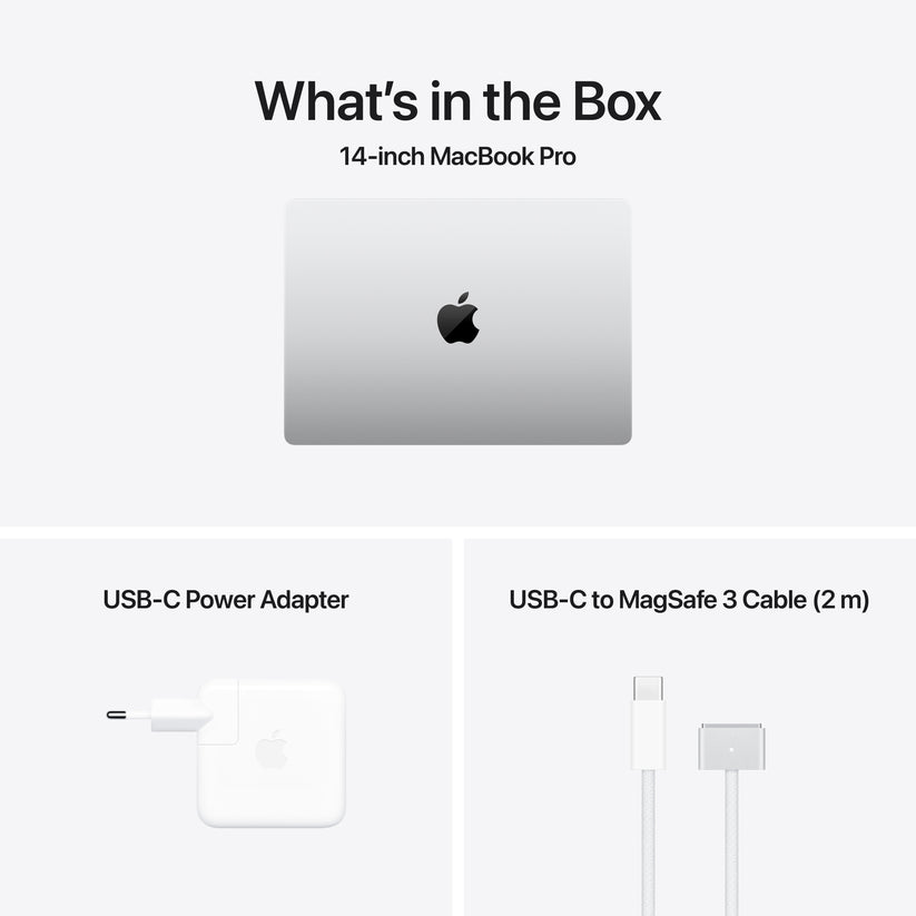MacBook Pro de 14 polegadas: Processador M4 Max da Apple com CPU 14-core e GPU 32-core, 1 TB SSD - Prateado