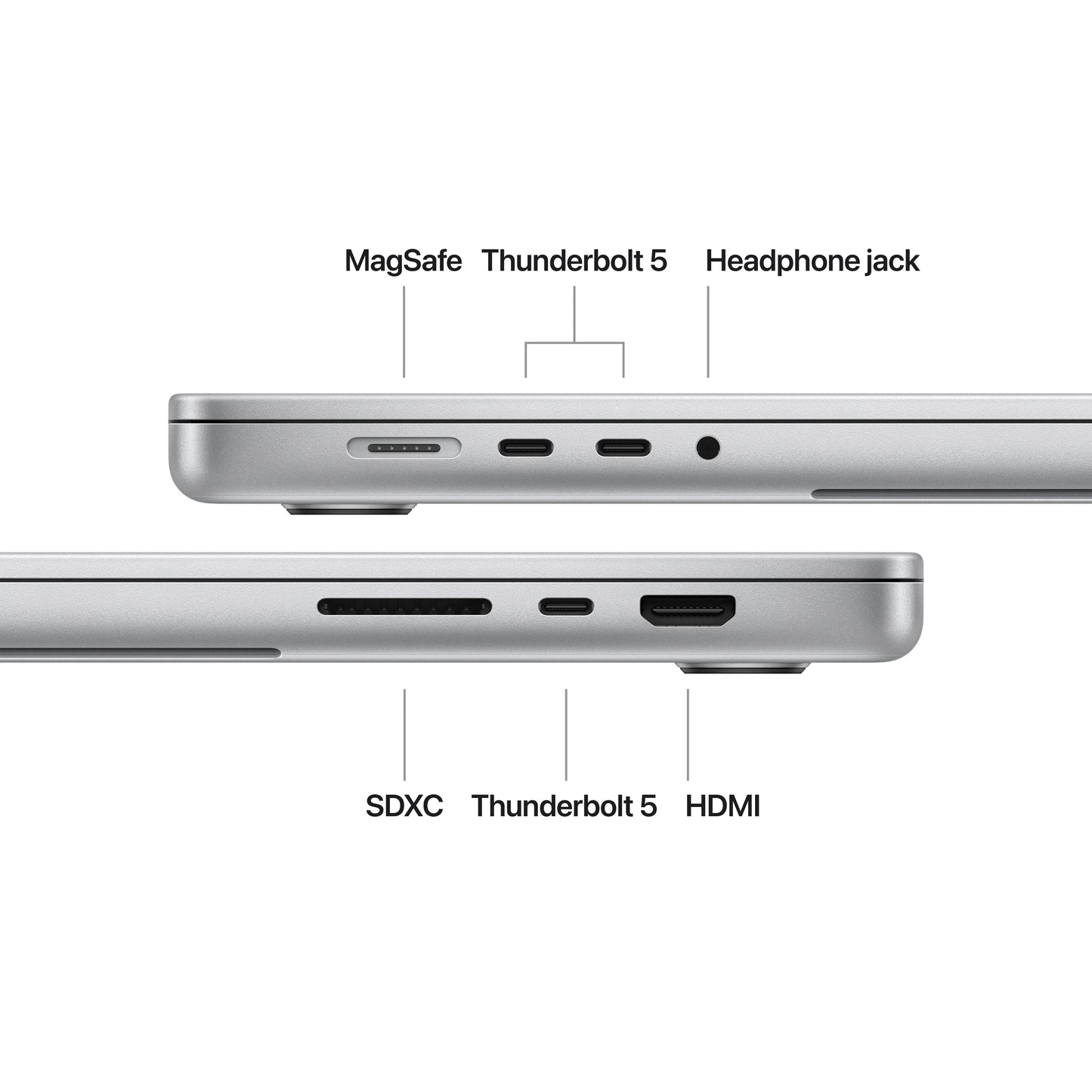 MacBook Pro de 16 polegadas: Processador M4 Pro da Apple com CPU 14-core e GPU 20-core, 512 GB SSD - Prateado