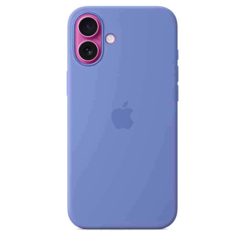 Capa em silicone com MagSafe para iPhone 16 Plus - Azul-violeta