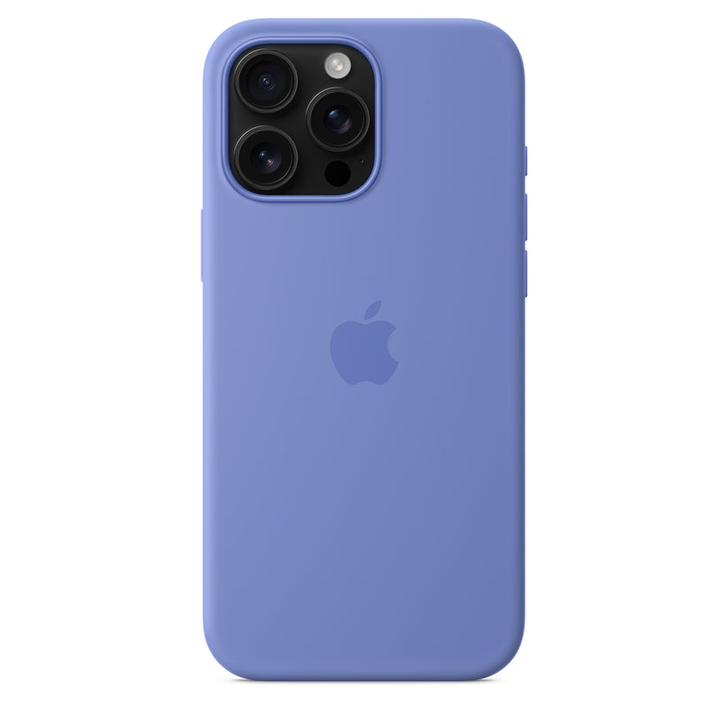 Capa em silicone com MagSafe para iPhone 16 Pro Max - Azul-violeta