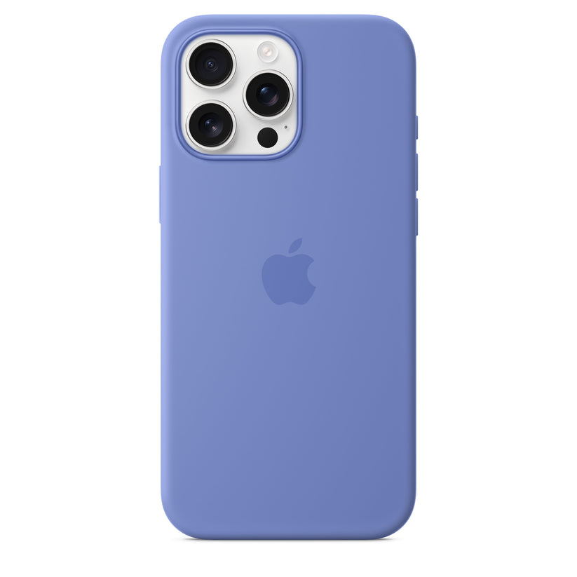 Capa em silicone com MagSafe para iPhone 16 Pro Max - Azul-violeta