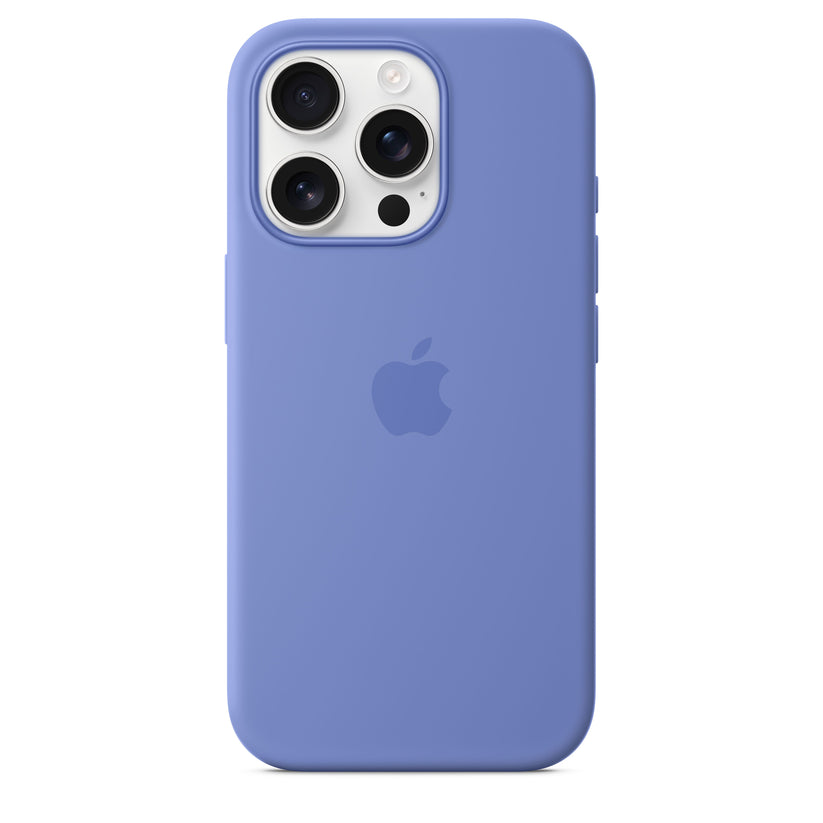 Capa em silicone com MagSafe para iPhone 16 Pro - Azul-violeta