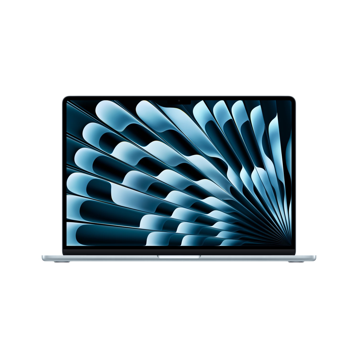 MacBook Air de 15 polegadas: Processador M4 da Apple com CPU 10-core e GPU 10-core, 256 GB SSD - Azul céu