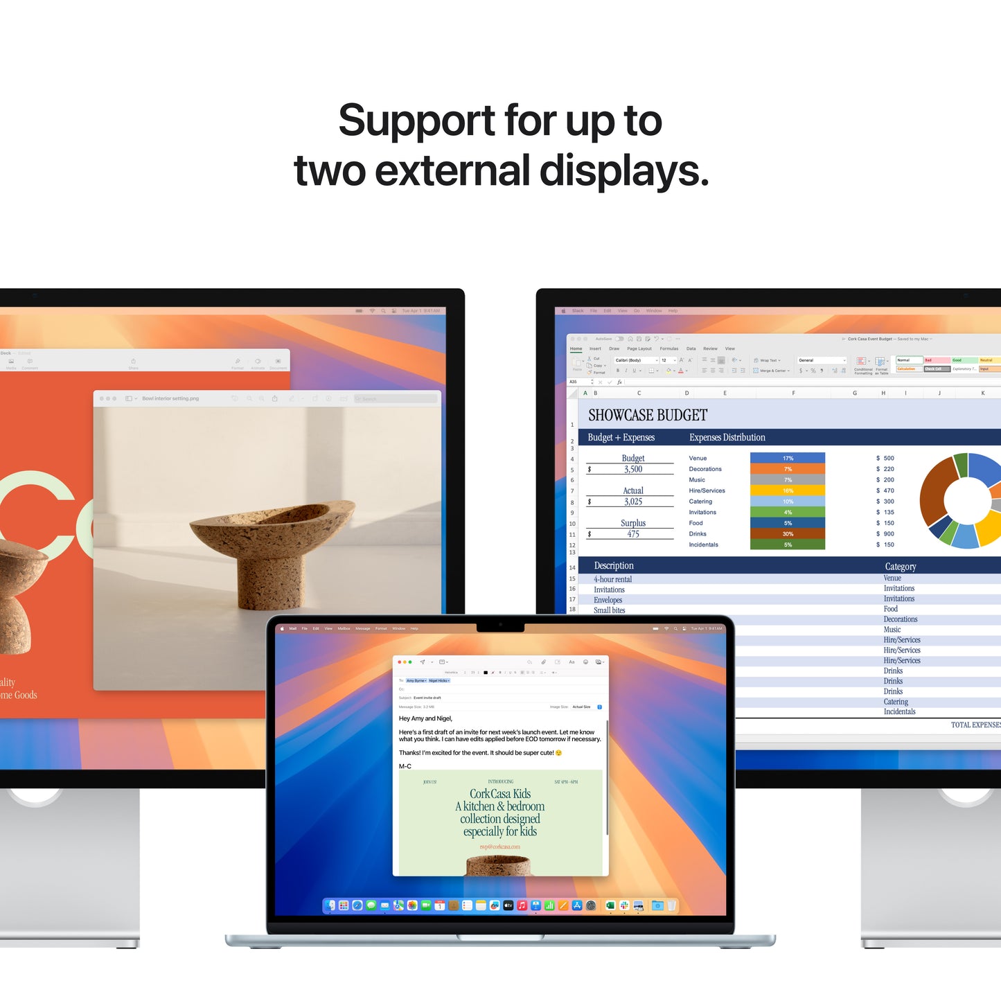 MacBook Air de 15 polegadas: Processador M4 da Apple com CPU 10-core e GPU 10-core, 256 GB SSD - Luz das estrelas