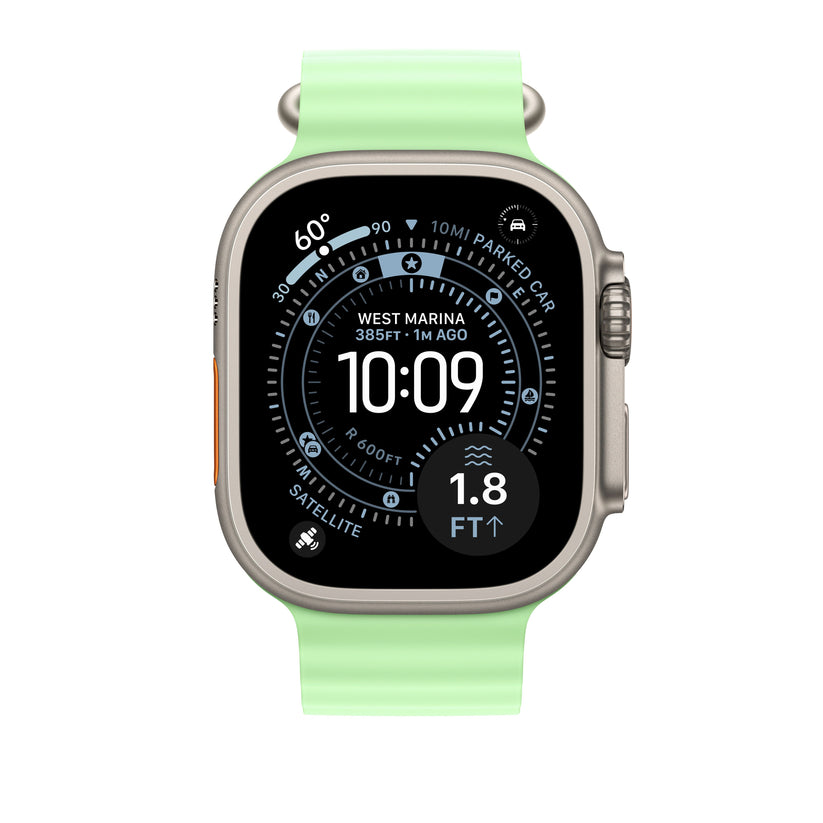 49mm-neon-green-ocean-band-extension-natural-titanium-finish_MGCG4_AV2