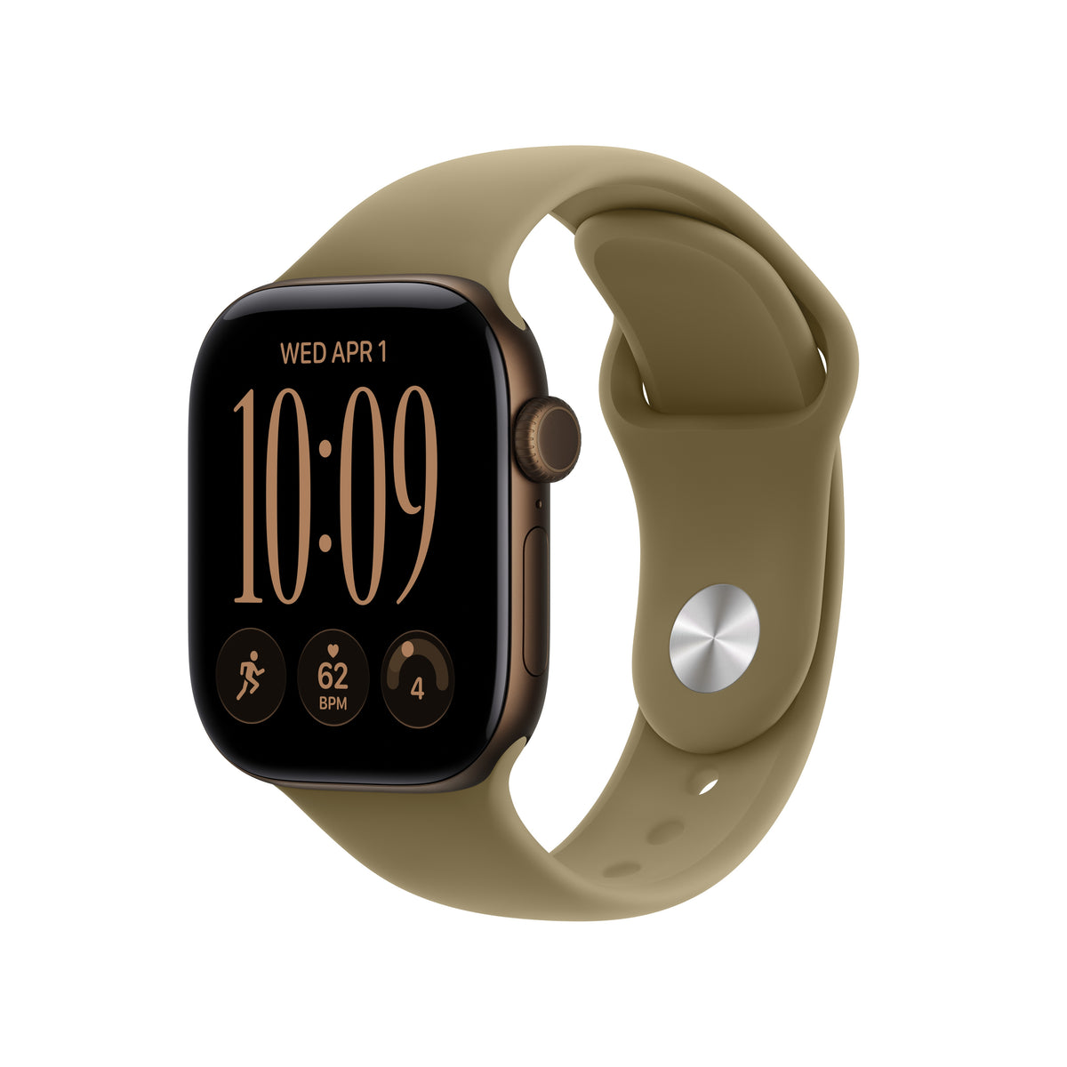 Apple_Watch_Series_12_42mm_GPS_Dark_Bronze_Aluminum_Sport_Band_Olive_PDP_Image_Position_1__pt-PT