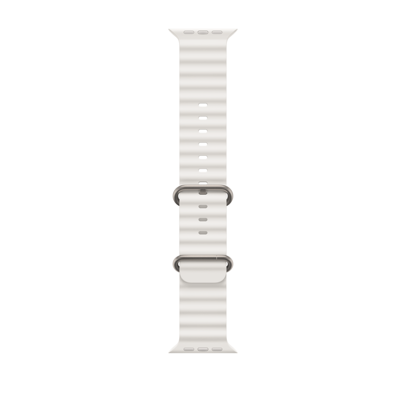 Bracelete Ocean branca de 49 mm