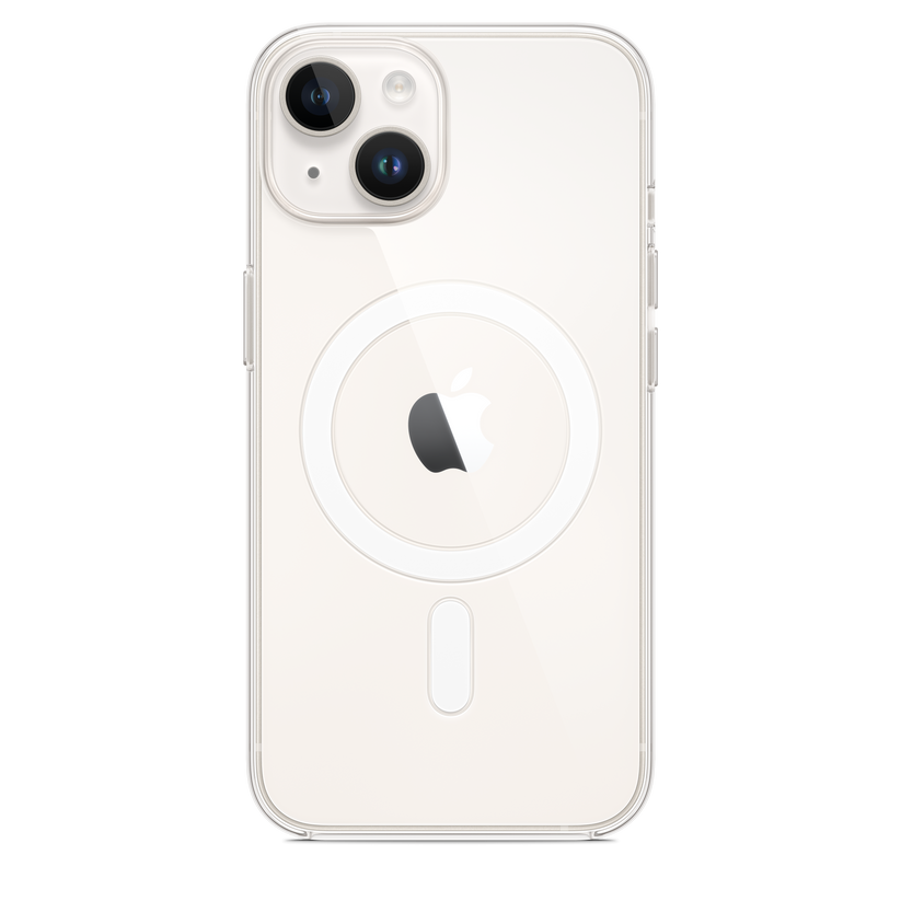 Capa transparente com MagSafe para iPhone 14