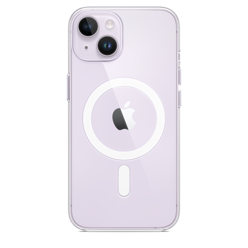 Capa transparente com MagSafe para iPhone 14