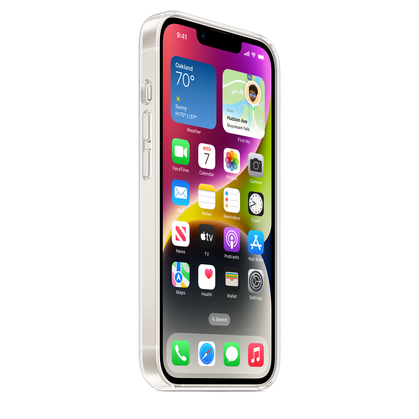 Capa transparente com MagSafe para iPhone 14