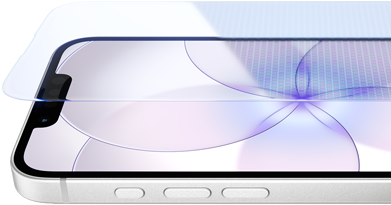 iPhone 17e branco, frente em Ceramic Shield 2, lateral a mostrar o botão Ação e os botões de volume