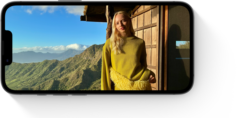 Vista frontal do iPhone 17e, ecrã Super Retina XDR