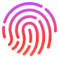 Sensor Touch ID no canto superior direito do teclado do MacBook Air