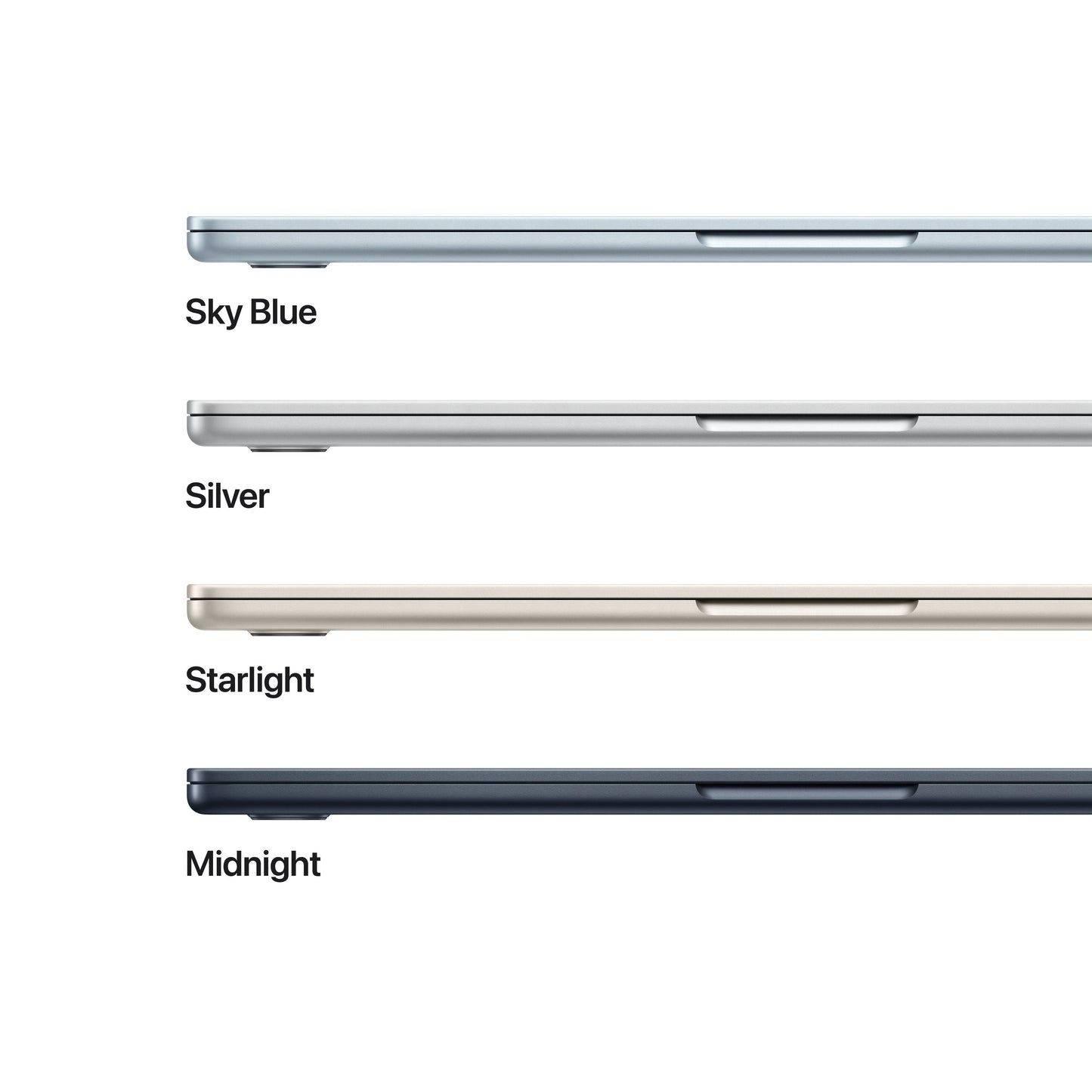 MacBook Air de 13 polegadas: Processador M5 da Apple com CPU 10‑Core e GPU 10‑Core, 1 TB SSD - Azul céu