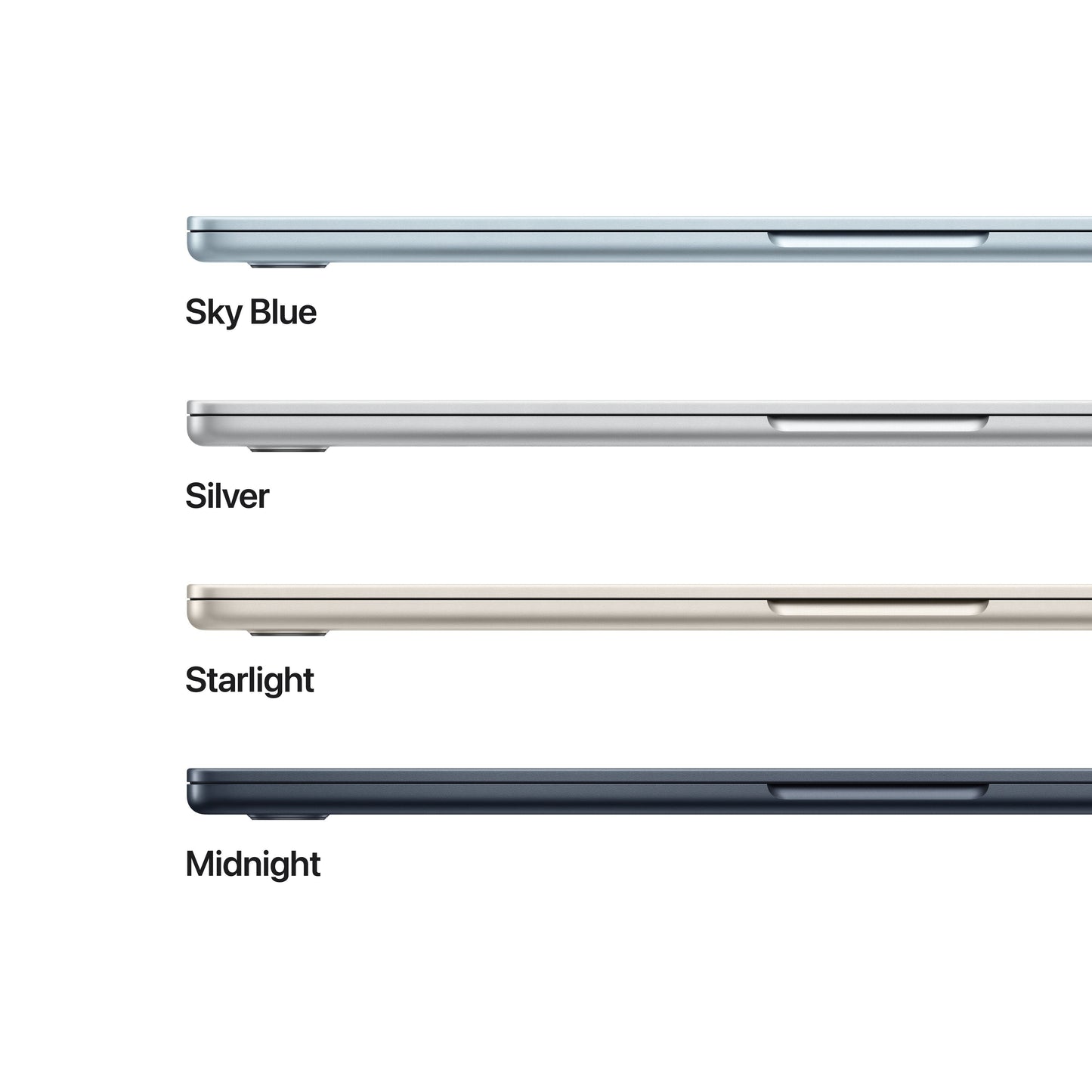 MacBook Air de 15 polegadas: Processador M5 da Apple com CPU 10‑Core e GPU 10‑Core, 1 TB SSD - Azul céu