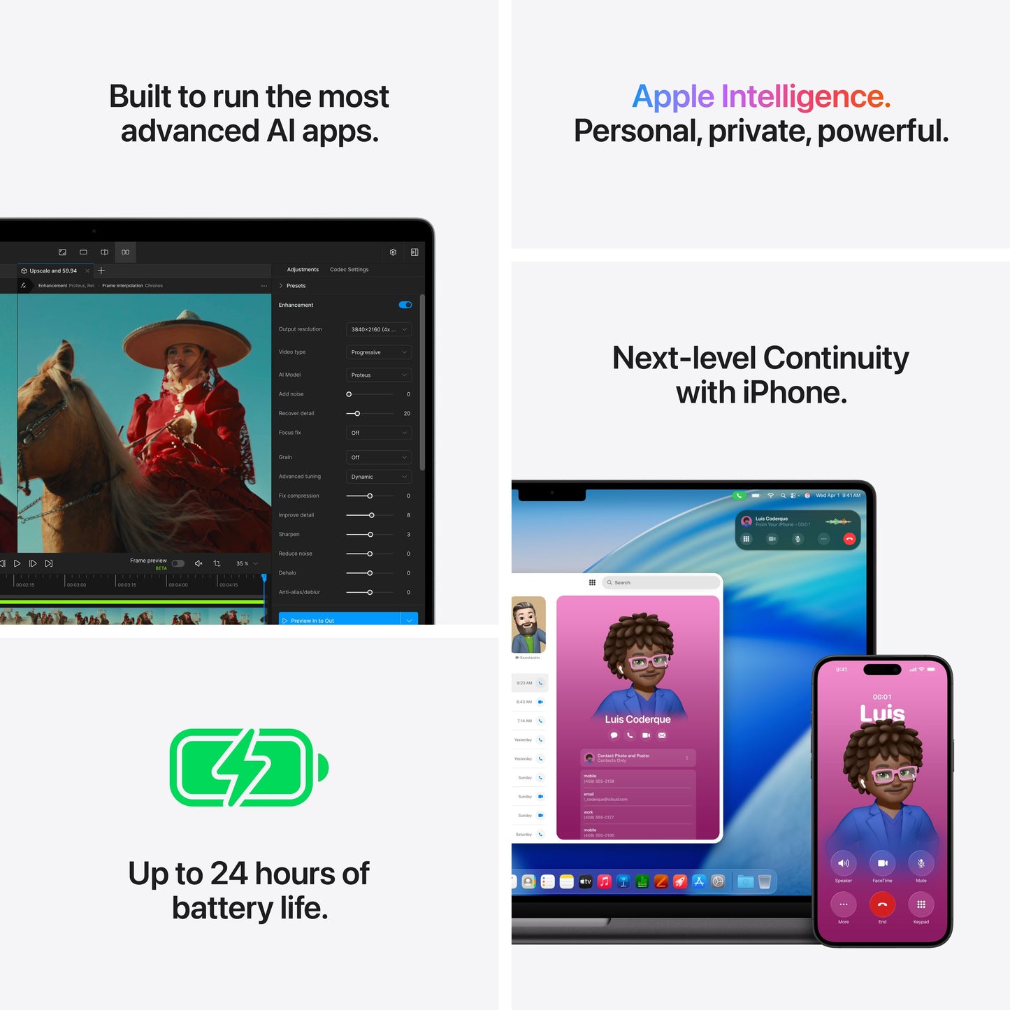 MacBook Pro de 16 polegadas: Processador M5 Pro da Apple com CPU 18‑Core e GPU 20‑Core, 1 TB SSD - Prateado