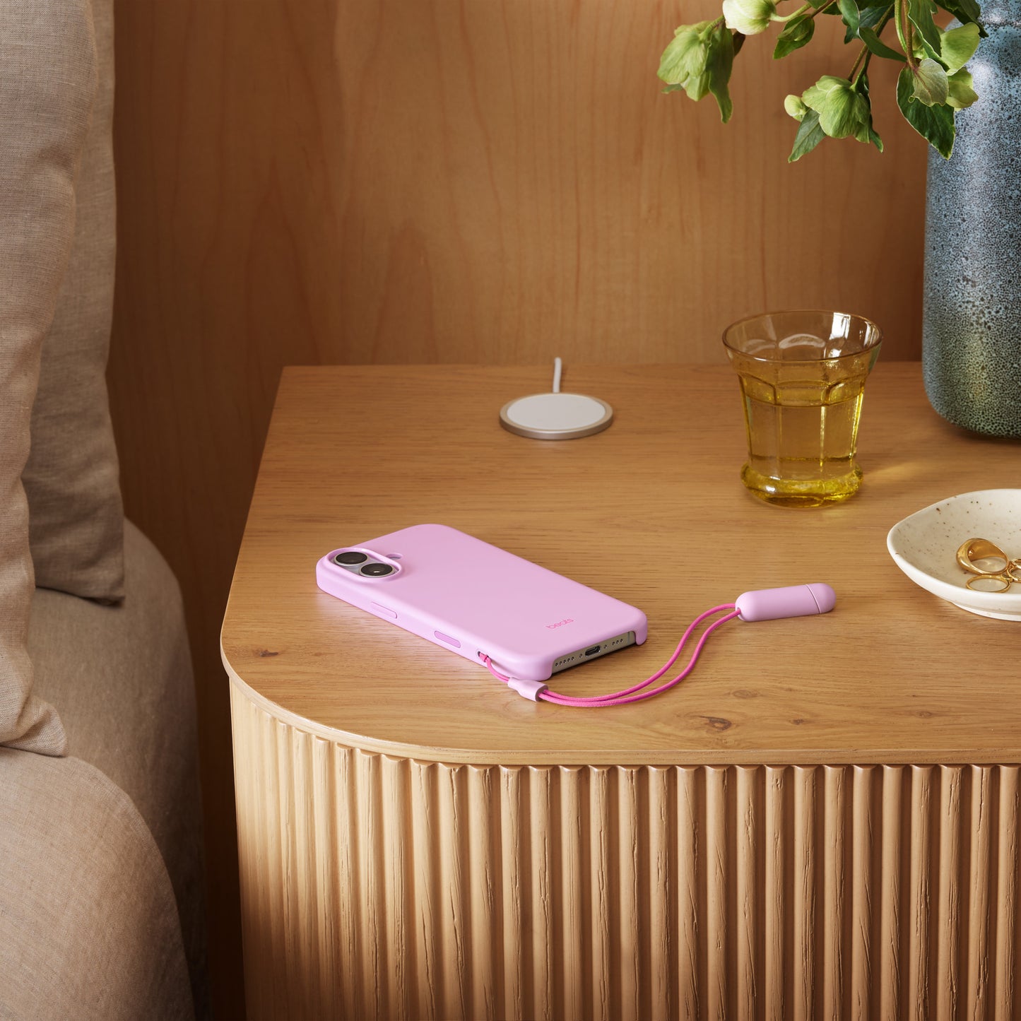 Capa Beats Kickstand iPhone 17 Rosa