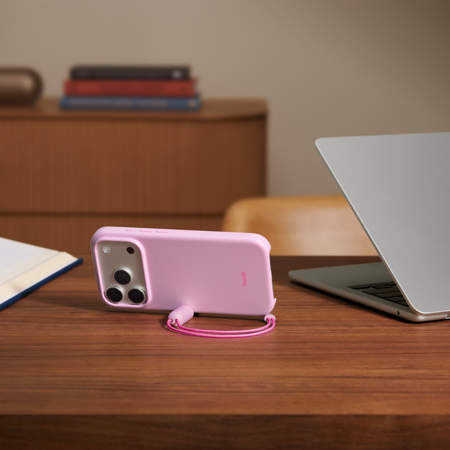 Capa Beats Kickstand iPhone 17 Pro Rosa