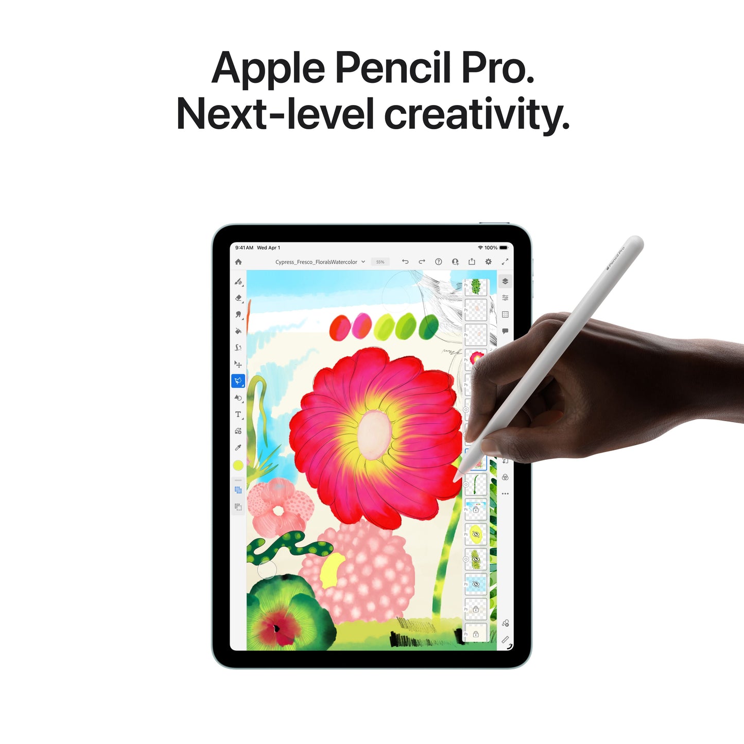 iPad Air de 13 polegadas Wi-Fi 128 GB - Cinzento sideral (M4)