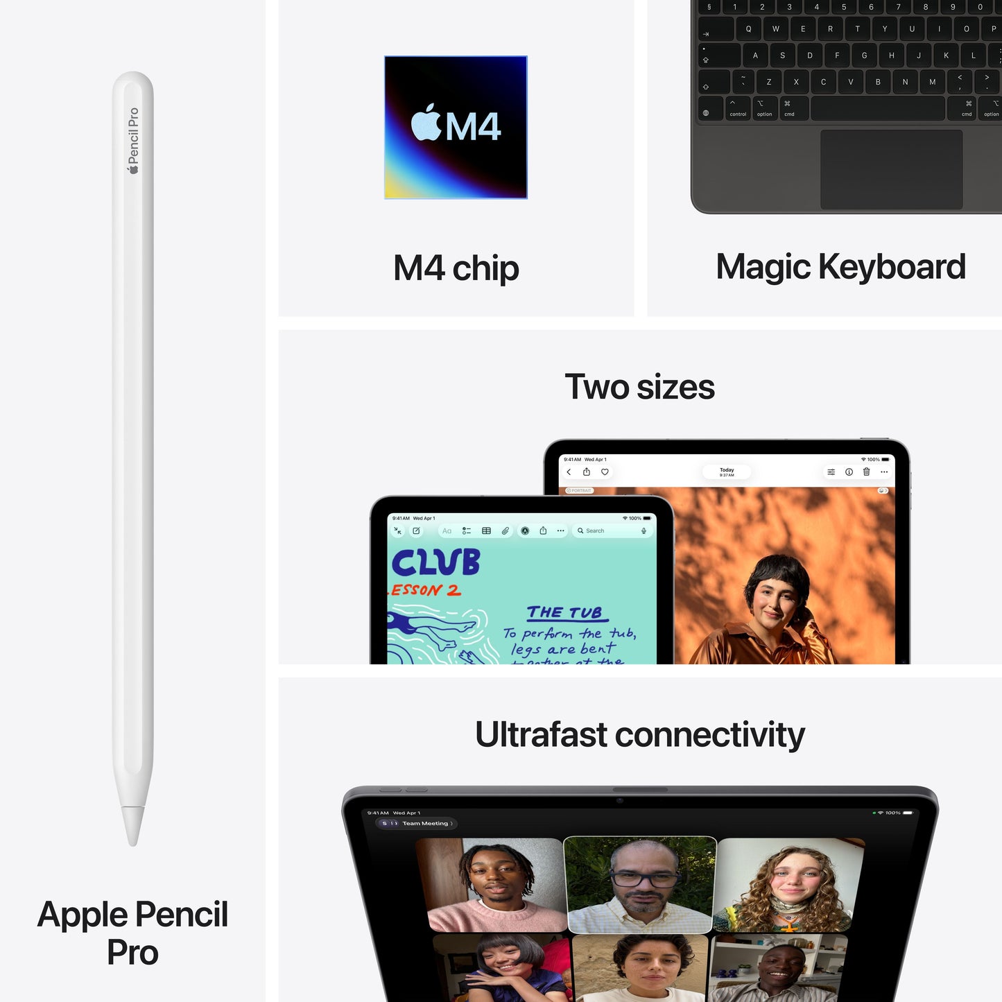 iPad Air de 13 polegadas Wi-Fi 128 GB - Cinzento sideral (M4)