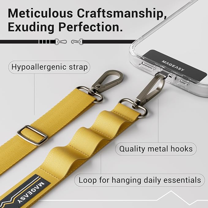 MAGEASY Strap 20mm Mustard Yellow