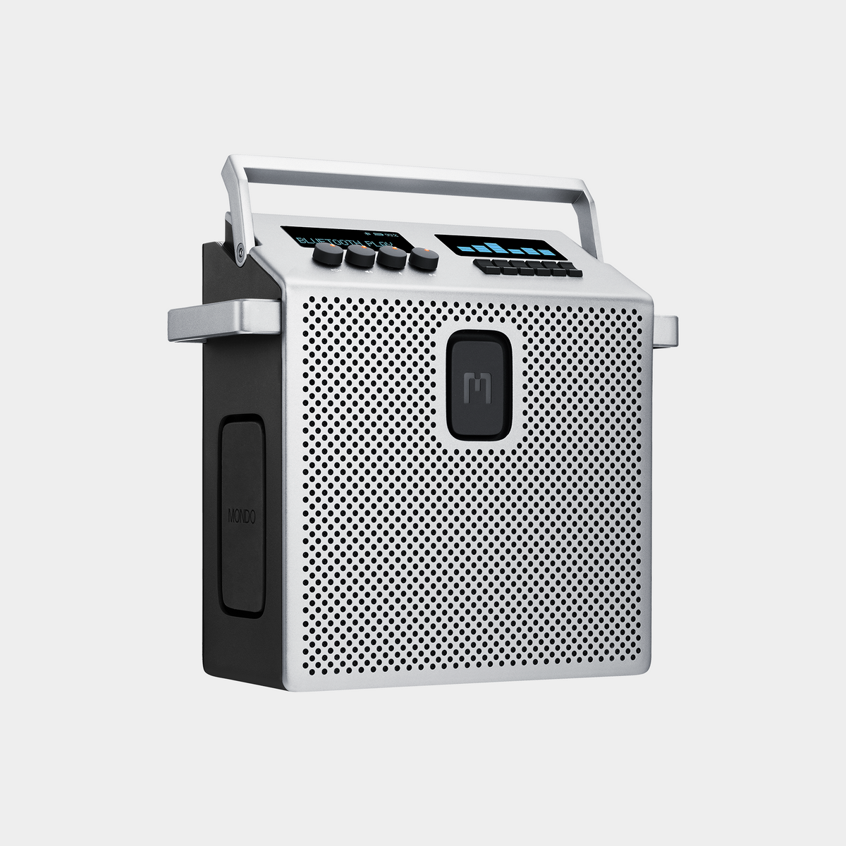 Coluna Mondo Speaker Medium Metal Grey
