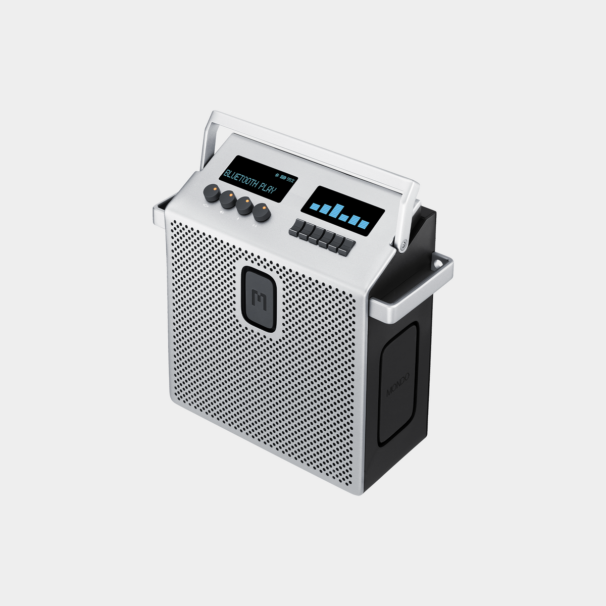 Coluna Mondo Speaker Medium Metal Grey