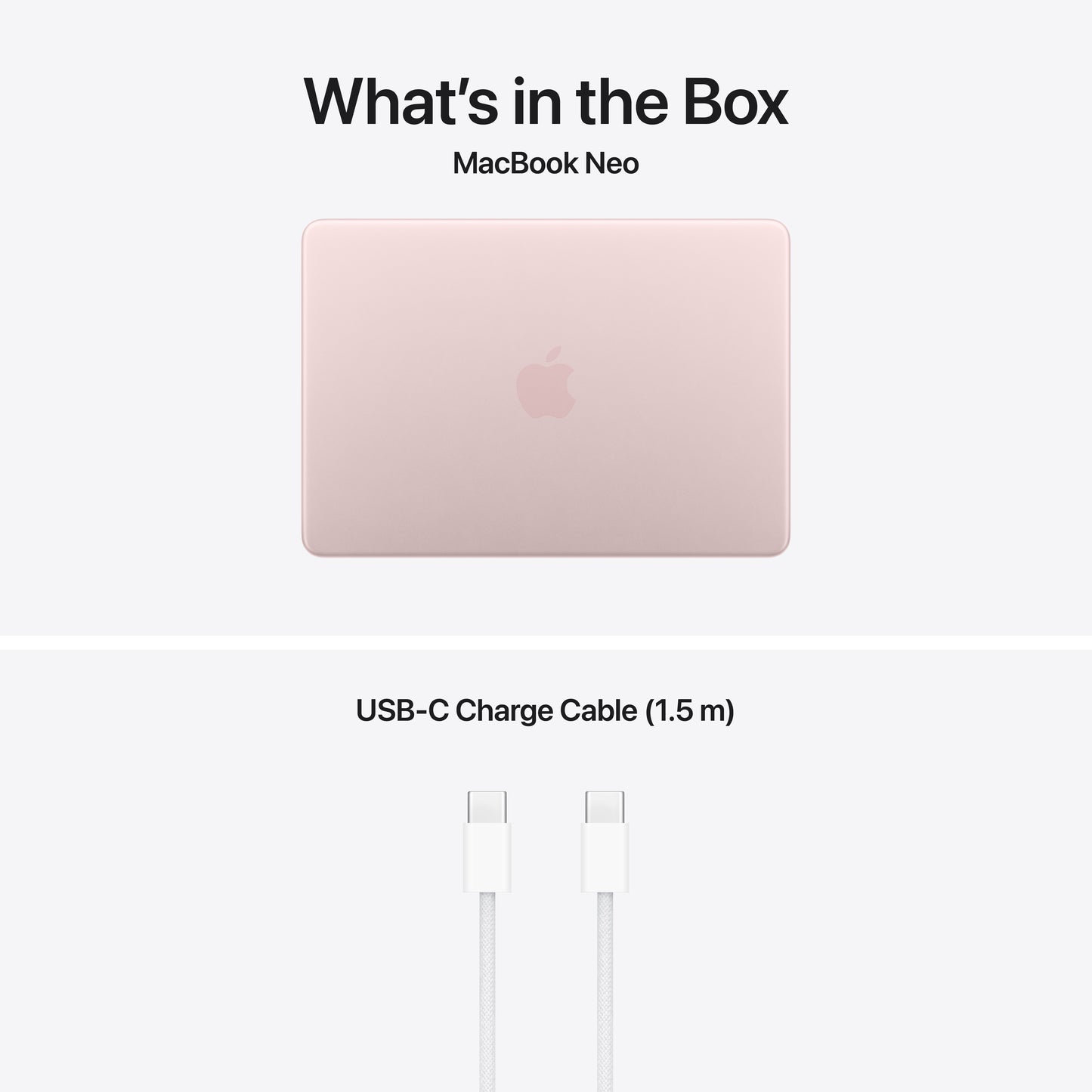 MacBook Neo de 13 polegadas: Processador A18 Pro da Apple com CPU 6_Core e GPU 5_Core, Magic Keyboard, 256 GB SSD - Rosado