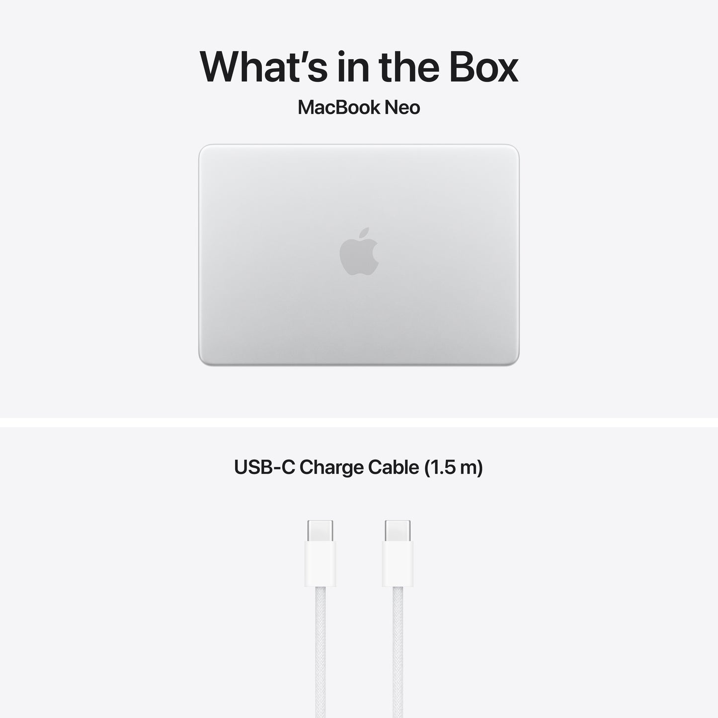 MacBook Neo de 13 polegadas: Processador A18 Pro da Apple com CPU 6_Core e GPU 5_Core, Magic Keyboard com Touch ID, 512 GB SSD - Prateado