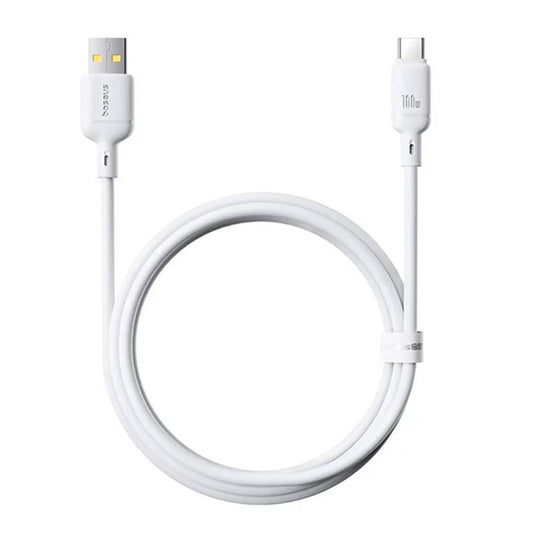 Baseus Cabo Silky Series Fast Charging Cable Usb To Type-C 100W 2M Moon White