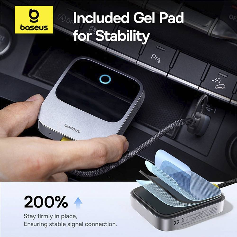 Adaptador Baseus Auto Safejourney Carplay Black