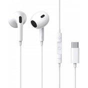 Baseus Auscultadores Encok Cz17 Semi-In-Ear Wired Earphones Moon White