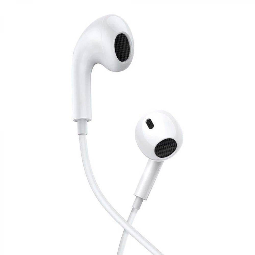 Baseus Auscultadores Encok Cz17 Semi-In-Ear Wired Earphones Moon White