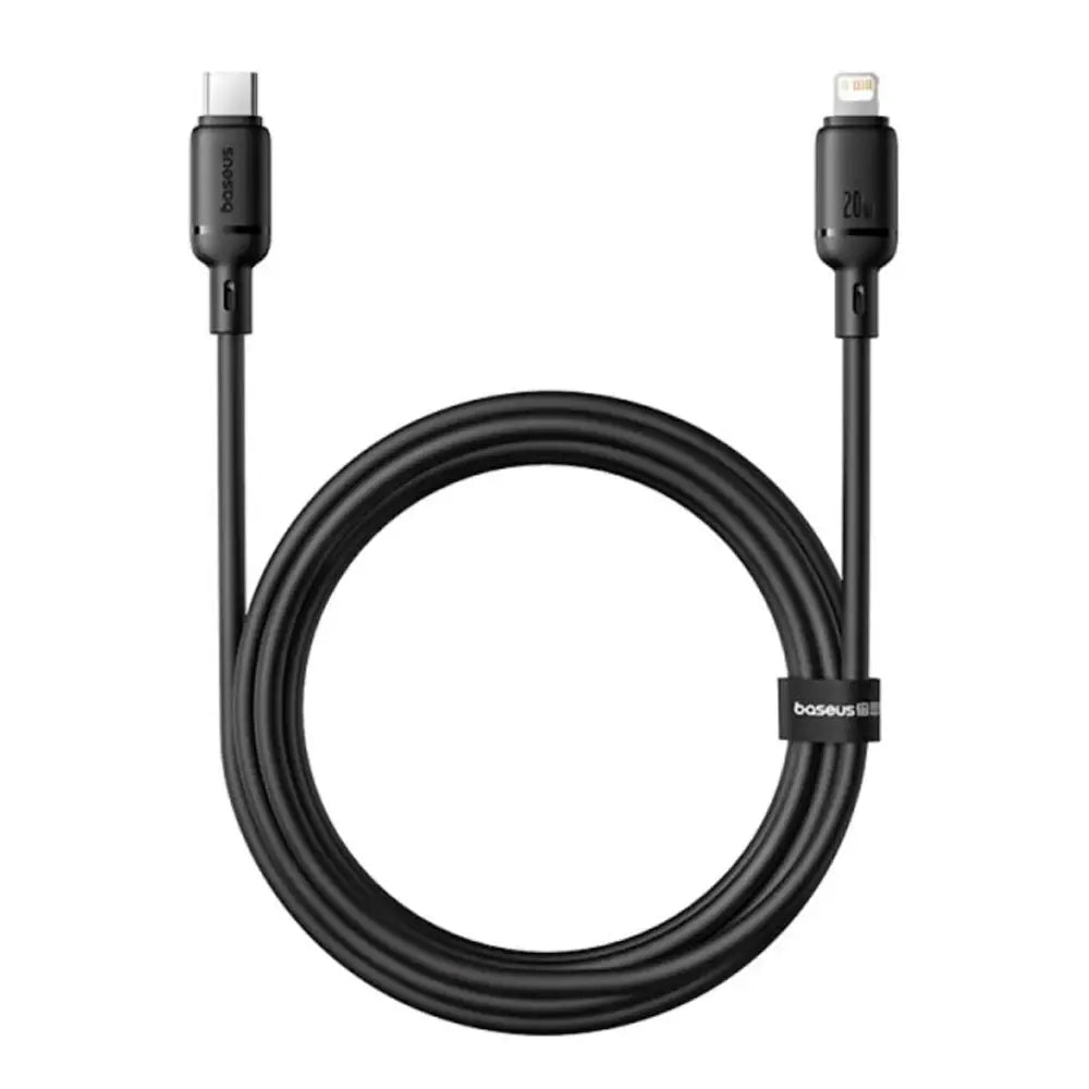Baseus Cabo Silky Series Fast Charging Cable Type-C To Ip 20W 2M Cluster Black