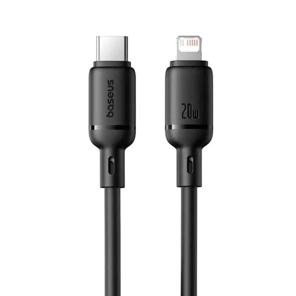 Baseus Cabo Silky Series Fast Charging Cable Type-C To Ip 20W 2M Cluster Black