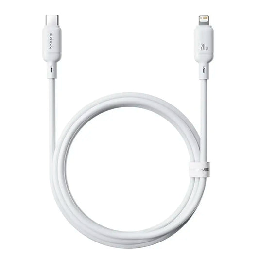 Baseus Cabo Silky Series Fast Charging Cable Type-C To Ip 20W 1M Moon White