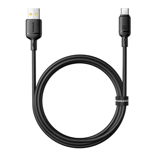 Baseus Cabo Silky Series Fast Charging Cable Usb To Type-C 100W 2M Cluster Black