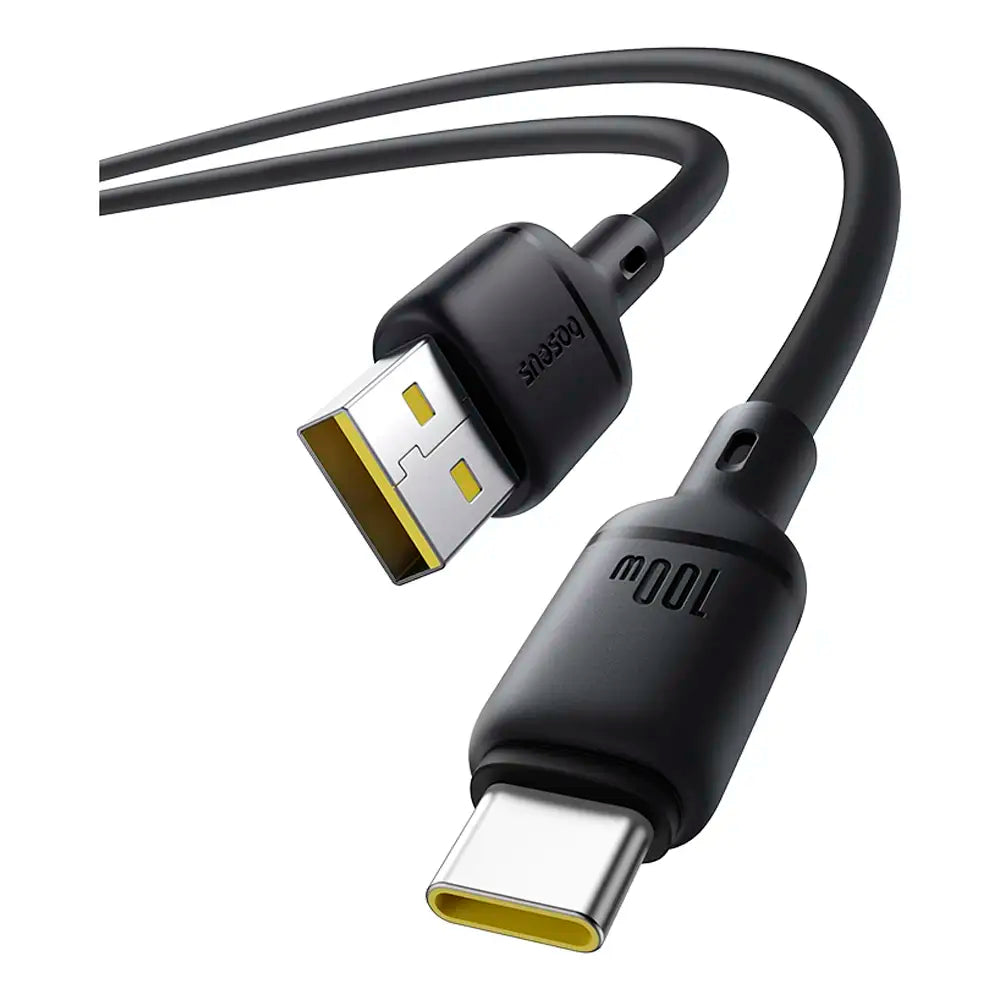 Baseus Cabo Silky Series Fast Charging Cable Usb To Type-C 100W 1M Cluster Black