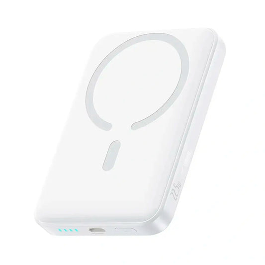Baseus Powerbank Enerfill Fm11 Ultra-Mini Magnetic Power Bank 10000Mah 22.5W Moon White (Includes