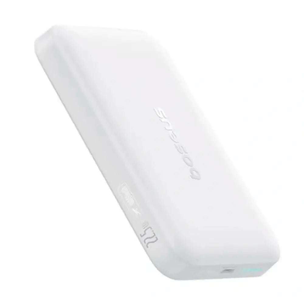 Baseus Powerbank Enerfill Fm11 Ultra-Mini Magnetic Power Bank 10000Mah 22.5W Moon White (Includes