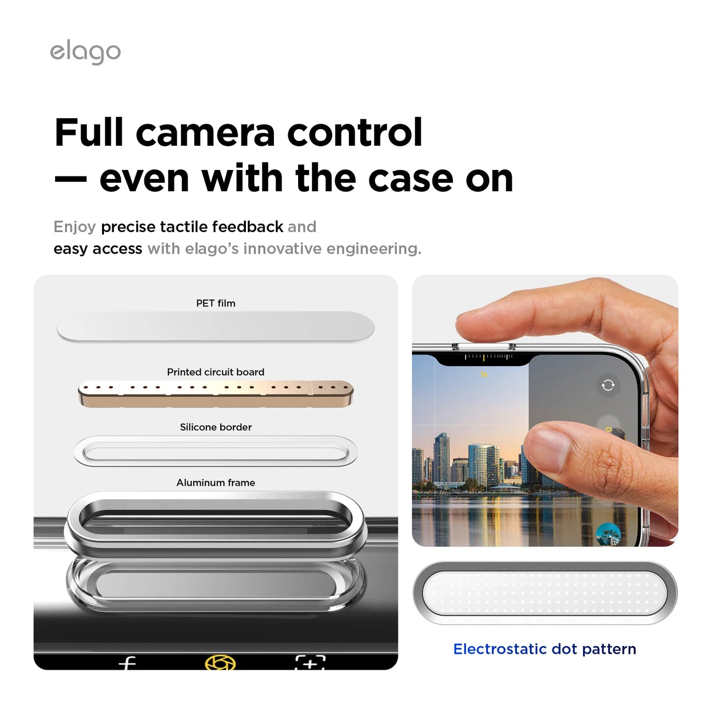 Magnetic Silicone Case Elago iPhone Air Clear