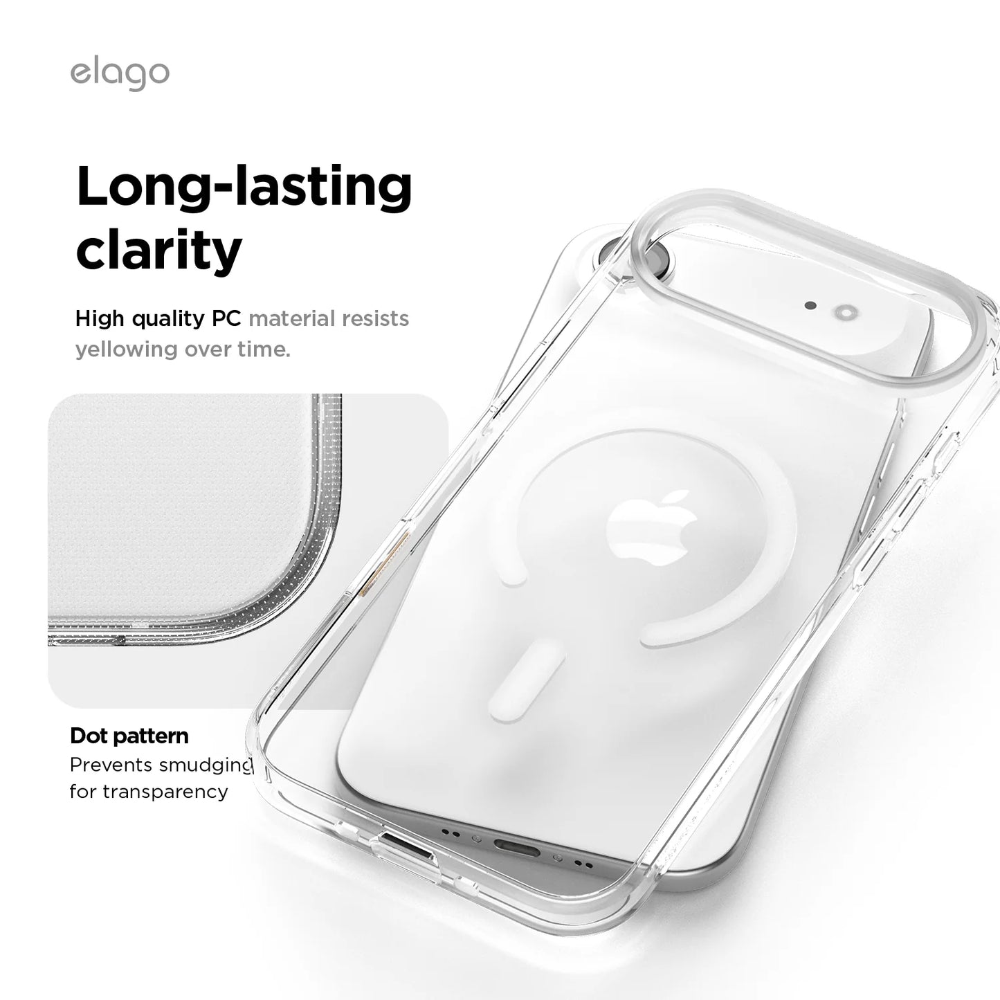 Magnetic Silicone Case Elago iPhone Air Clear