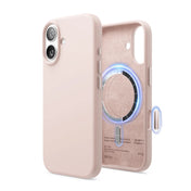 Magnetic Silicone Case Elago iPhone 17 Rosa