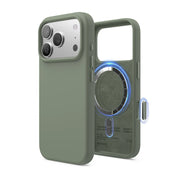 Capa Elago Magnetic Silicone iPhone 17 Pro Khaki Green