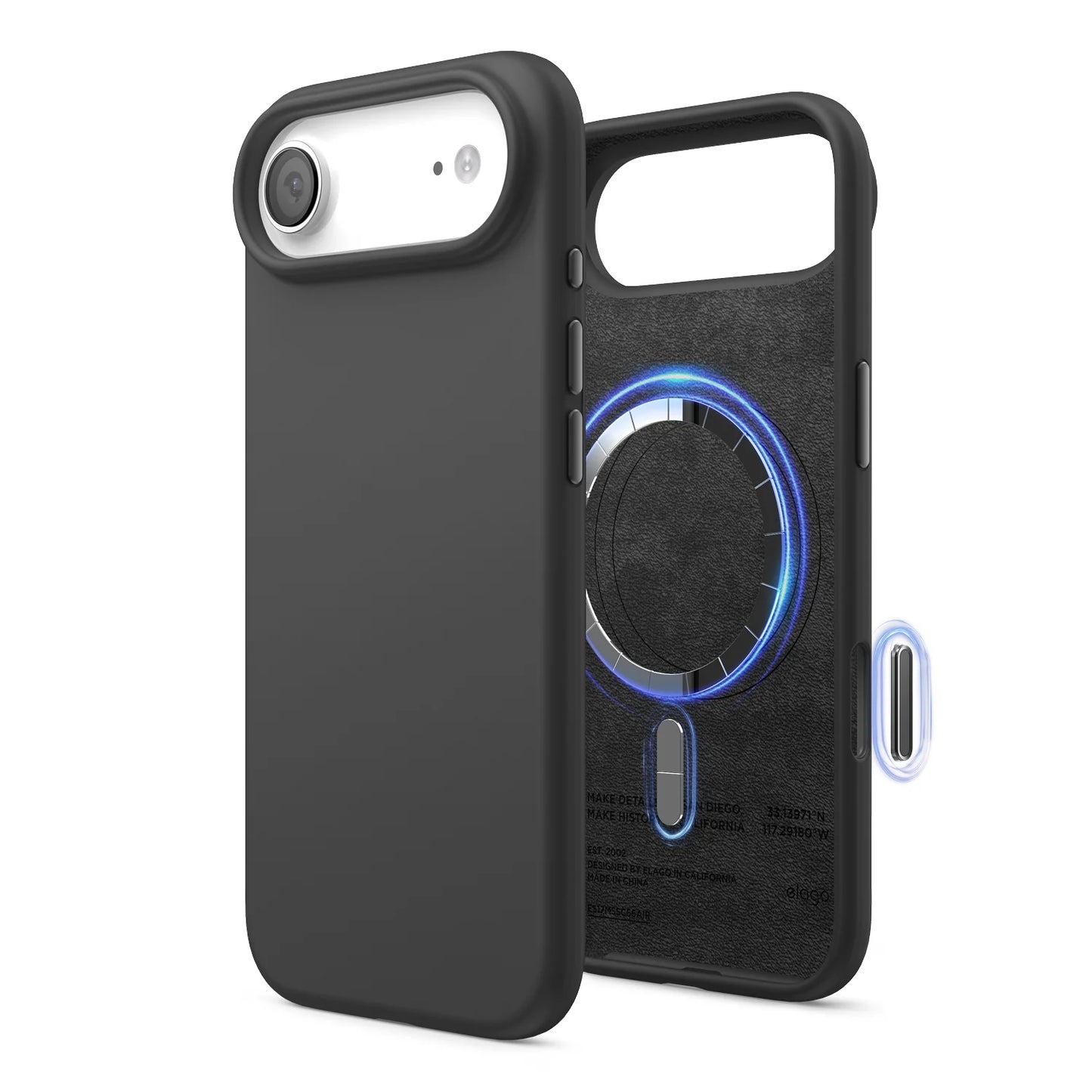 Magnetic Silicone Case Elago iPhone Air Preto