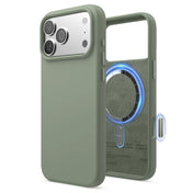 Capa Elago Magnetic Silicone iPhone 17 Pro Max Khaki Green