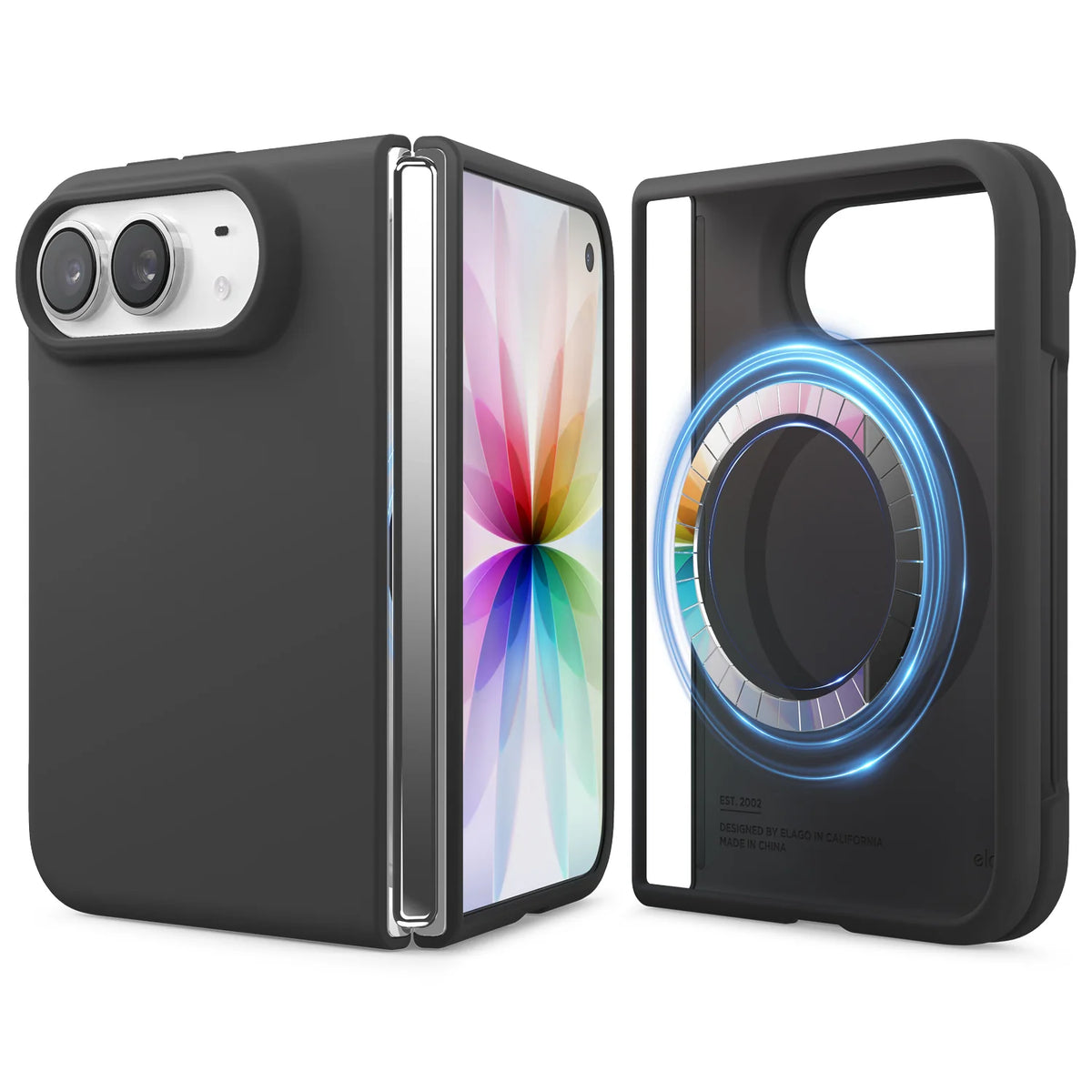 Capa Elago Magnetic Silicone Case iPhone Duo (Preto)